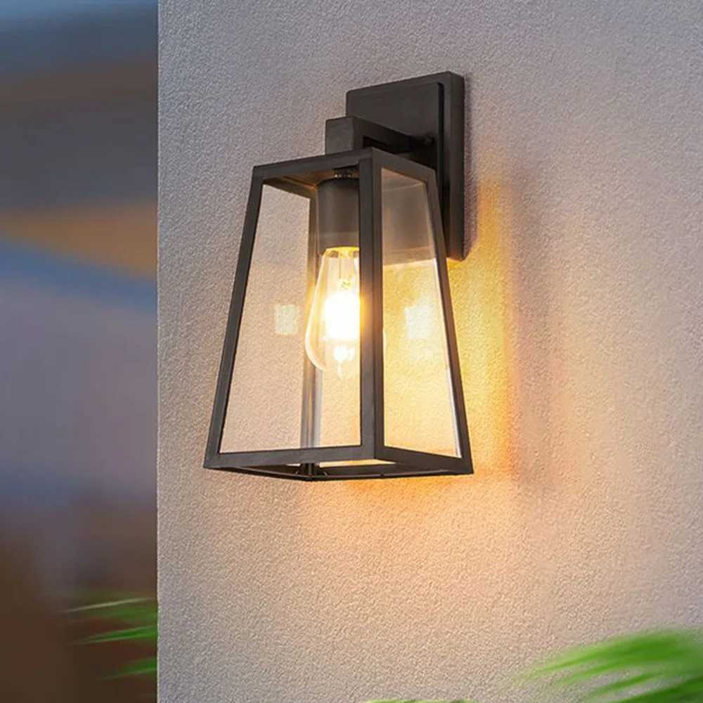 Vintage Classic Waterproof Exterior Wall Lamp for Courtyard Patio Balcony Pillar Rustproof Weatherproof Outdoor LightXJ250624