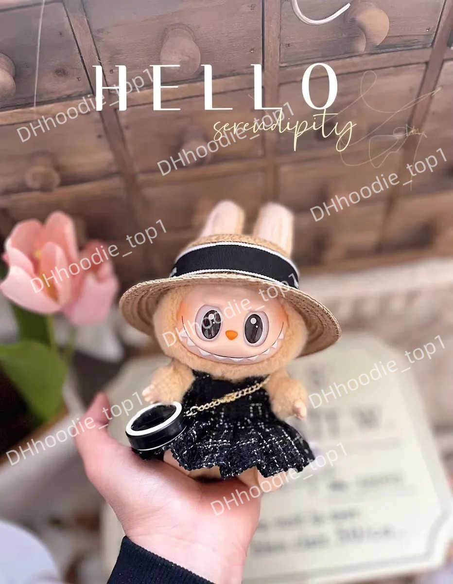 17cm Labubu Dolls Clothes The Monster Outfit Accessories Clothing Advanced luxury senior fashion designer brand DIY Kids Gift T250625