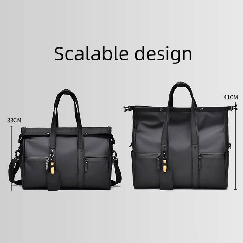 high-quality high-quality PU Travel Bag Business Trip Lage Storage Bags Men Commute Handbag Large Capacity Shoulder Pack Waterproof Leisure Daypack
