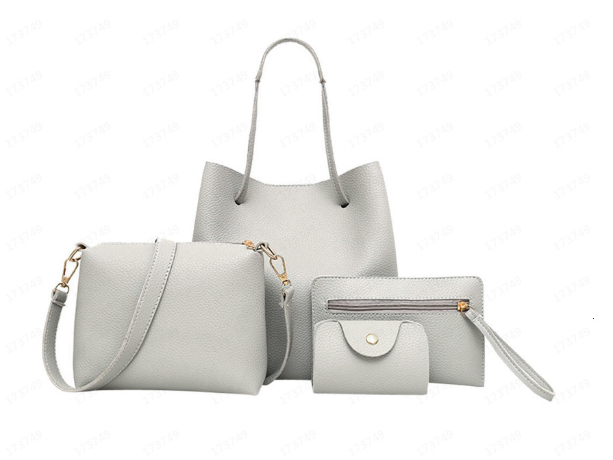 DHwanglijia designer bags 2025 New Fashion PU Four-Piece Set Mother-Daughter Large Capacity Handbag Women's Bag