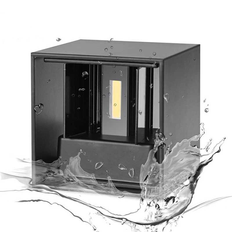 6W/10W LED Wall Light Outdoor Waterproof IP65 Porch Garden Wall Lamp Indoor Bedroom Bedside Decoration Lighting Lamp Aluminum XJ250624