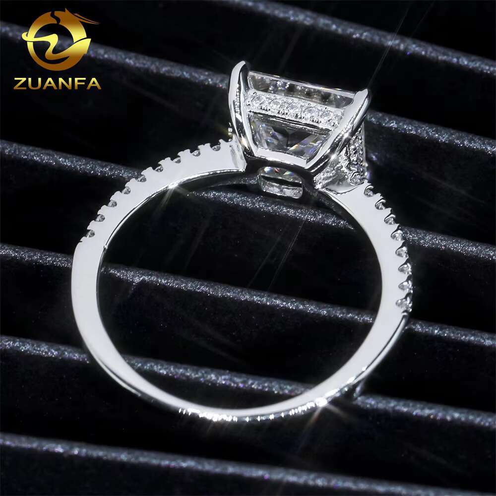 S925 9K 14K 18K Solid Gold Fine Jewelry Wedding Engagement Rings Moissanite Men Made Diamond Ring Lab Created Diamond Ring