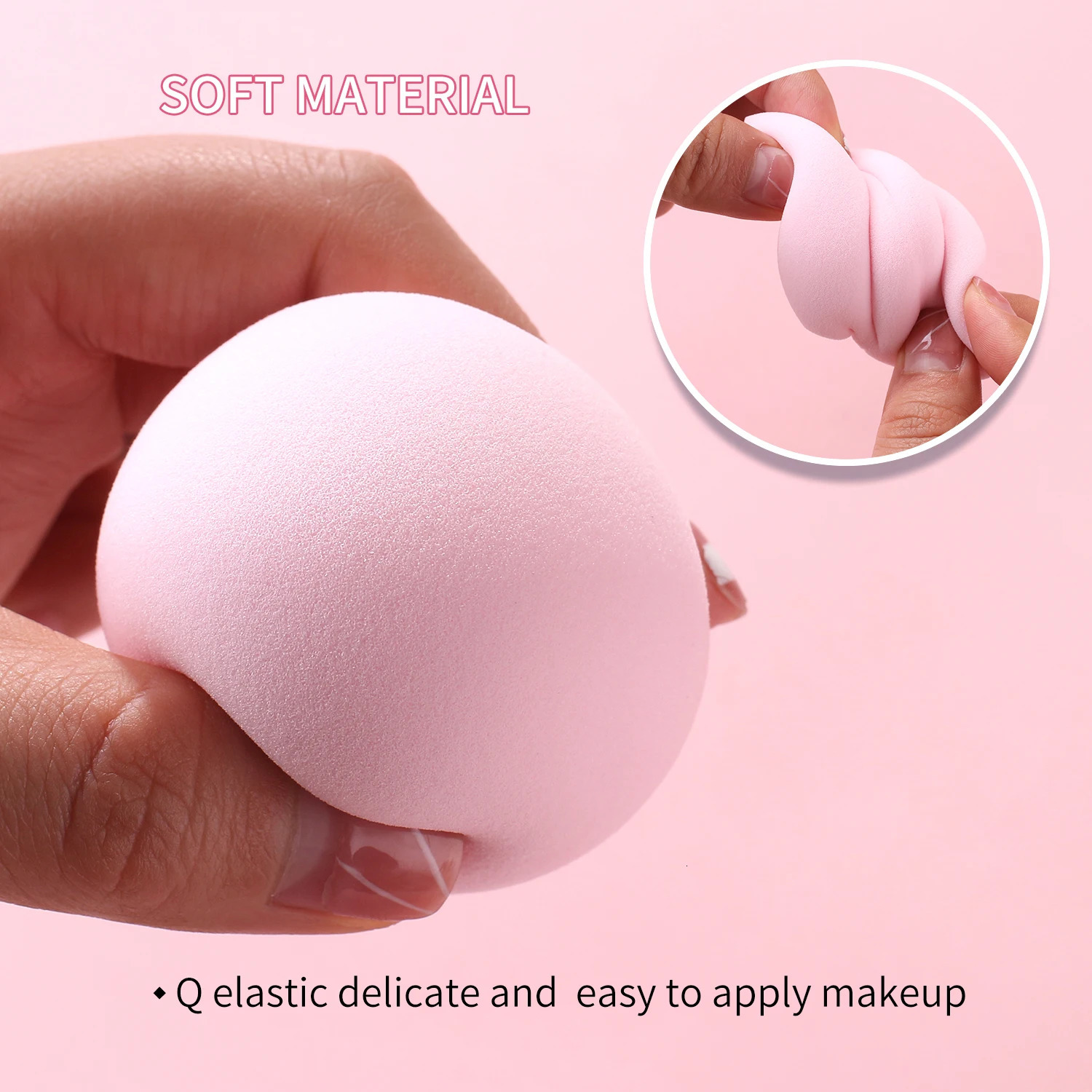 BEILI Pure Beauty Makeup Sponge Powder Puff For Lquid Cream Foundation Concealer with Box Women Soft Facial Cosmetics Tool 250625
