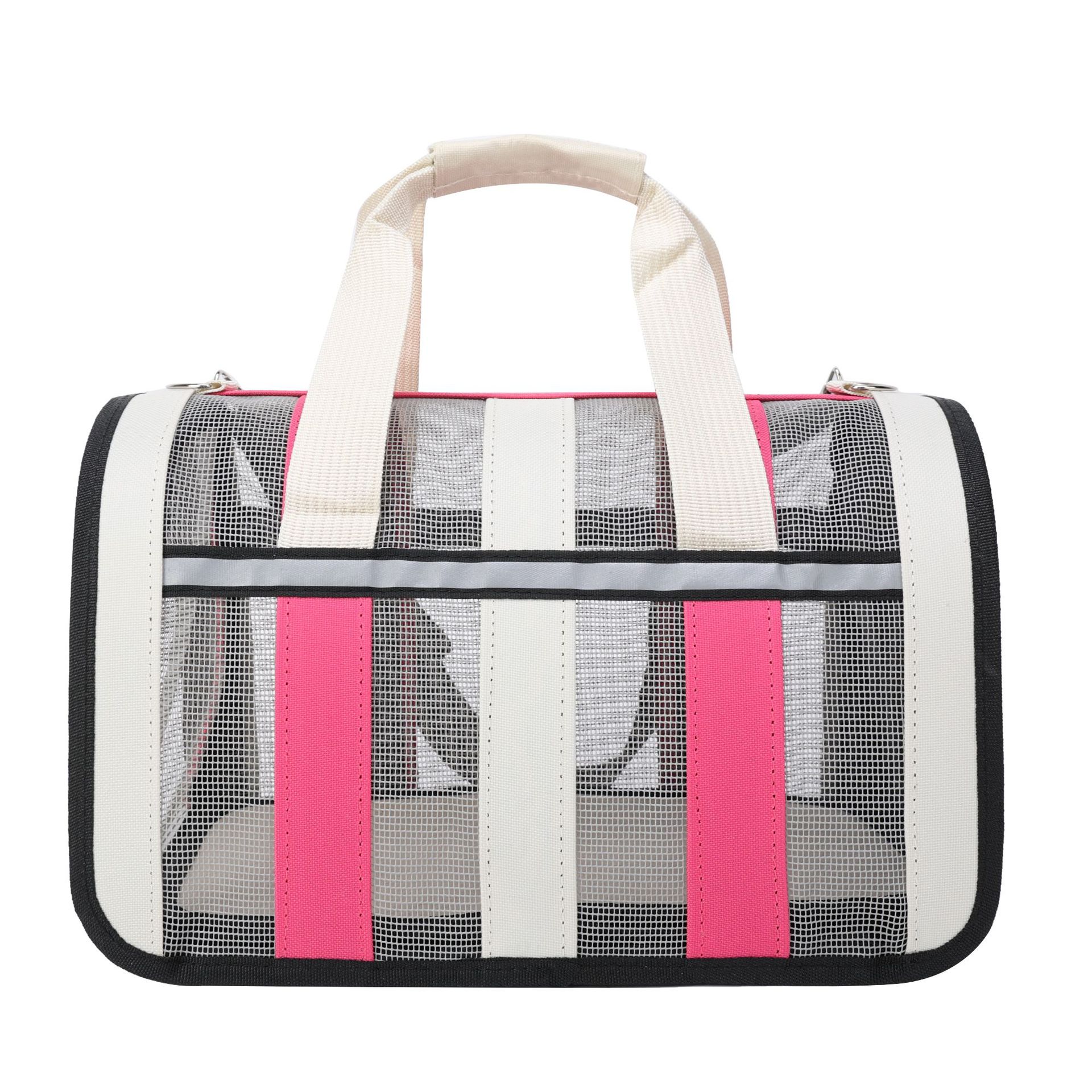 Cat bag for easy outdoor use, foldable pet bag, breathable space cabin, single shoulder portable dog backpack, hand-held