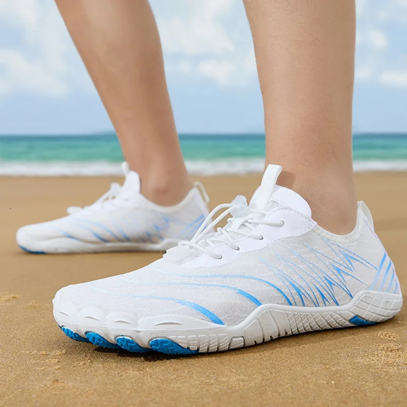 Mens Water Shoes Beach Barefoot Wading Sneakers Swim Pool Socks Anti-Slip Breathable Quick Dry Boating Fishing Diving Surfing 250624
