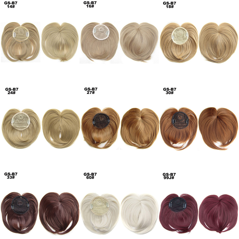 Synthetic Hairpiece Hair Bangs Extension Clip In Hair Ins Hair Fake Fringes