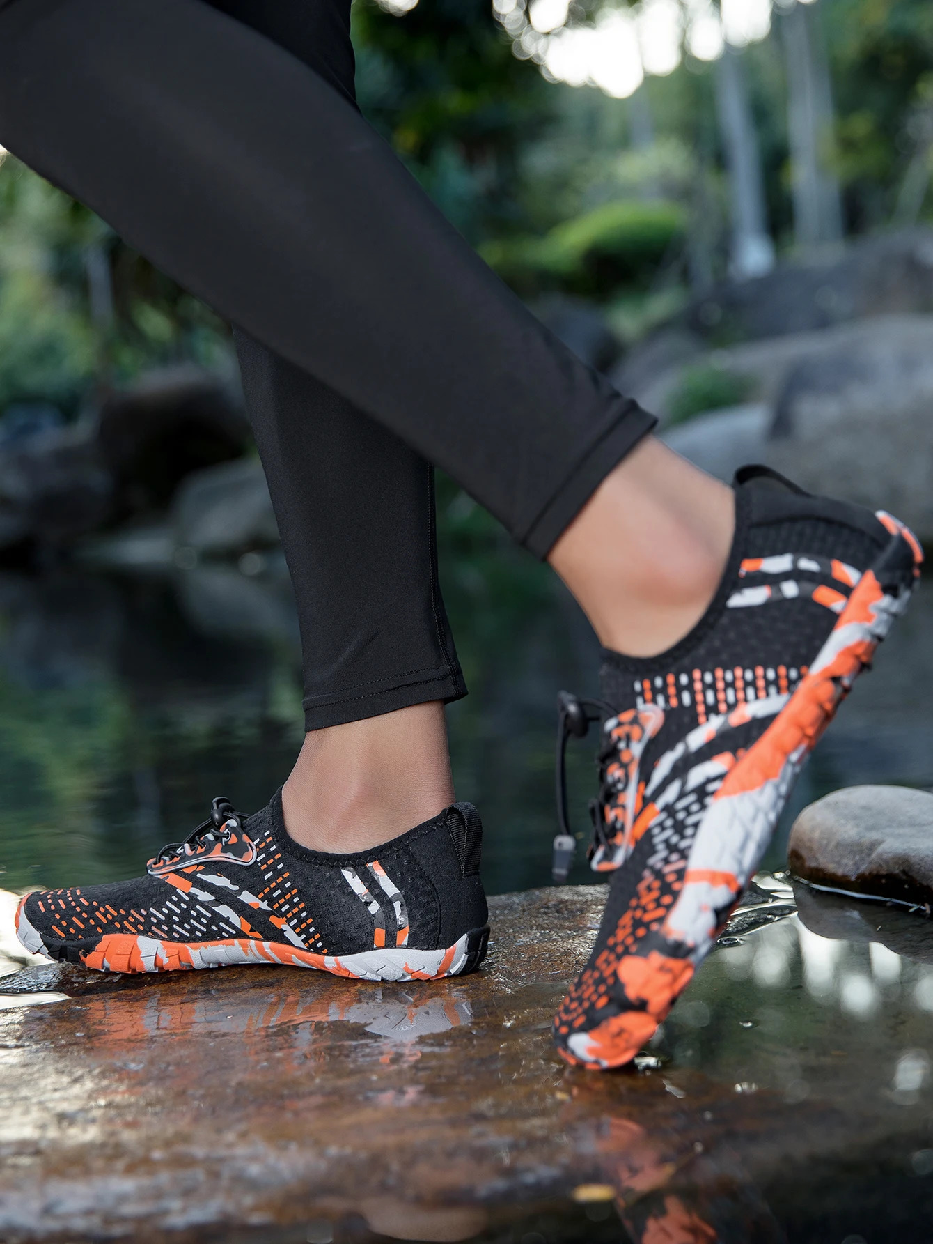 Oiaano Unisex Man Woman Shoes Anti-Non Slip Durable Black Water Barefoot Soft Sole Light Breathable Sport Outdoor Walk Running 250624