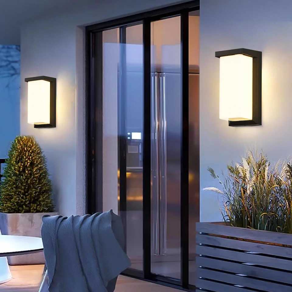 LED Outdoor Wall Lamp Waterproof IP66 110V 220V indoor bedroom living room outdoor porch wall light garden decorative light XJ250624
