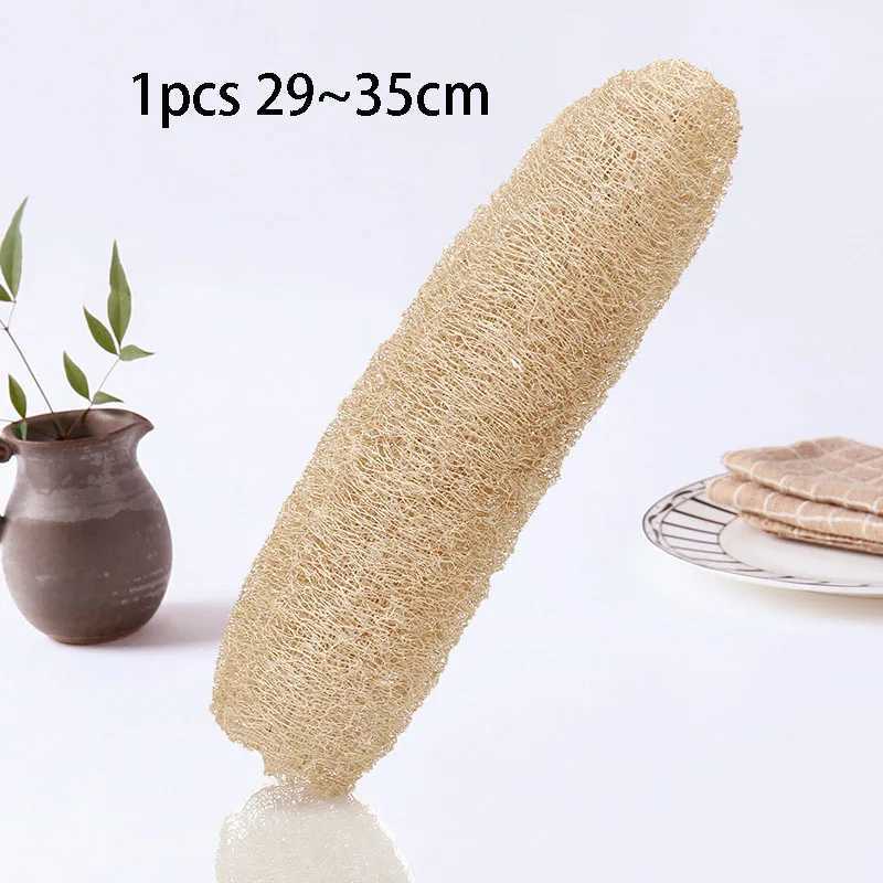 1pcs Natural Loofah Sponge Multi-purpose Cleaning Tool for Kitchen Bathroom Scrubber For Daily Cleansing Wash Body Scrubber Spa R250625