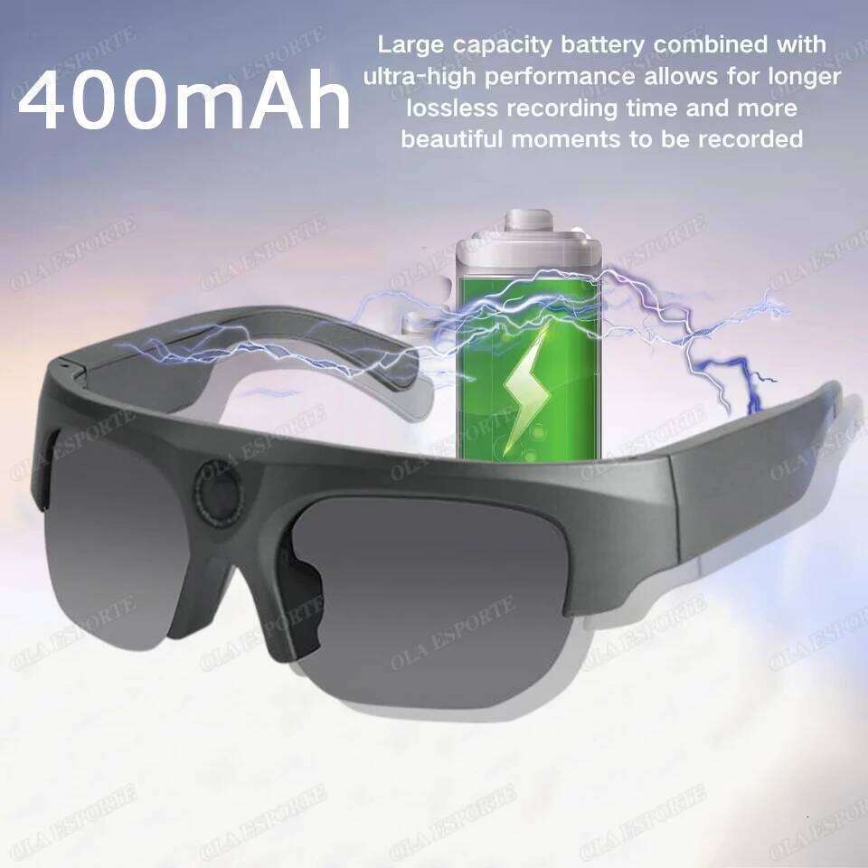 New 1080P HD SmartGlasses 2025 DVR Sports Video Outdoor Glasses Camera Conference Process, Driving
