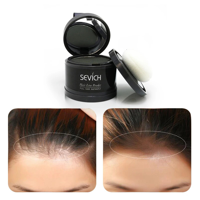 Sevich Hairline Repair Filling Powder With Puff Sevich Fluffy Thin Powder Pang Line Shadow Powder Forehead Hair Makeup Concealer 250625