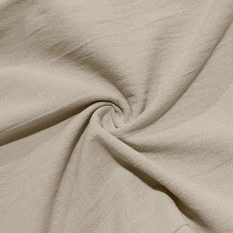 2025 Summer Casual Mens Beach Trendy Button Loose Skin friendly Breathable Sports Linen Pants 250614