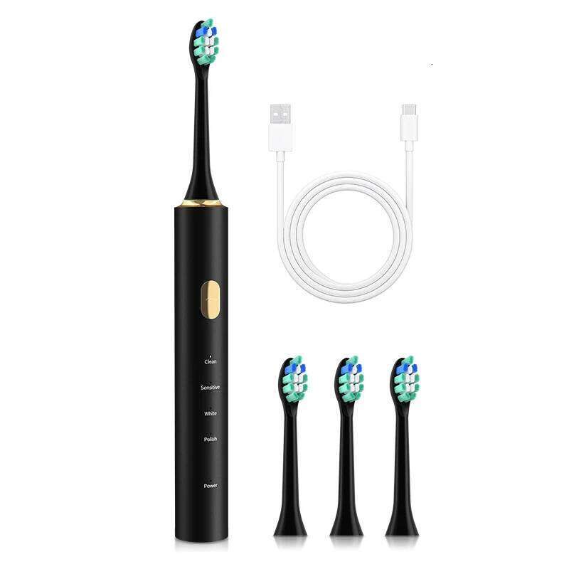 2025 Portable Personalized Sonic Automatic Ultrasonic Adult USB Chargers Electric Toothbrush
