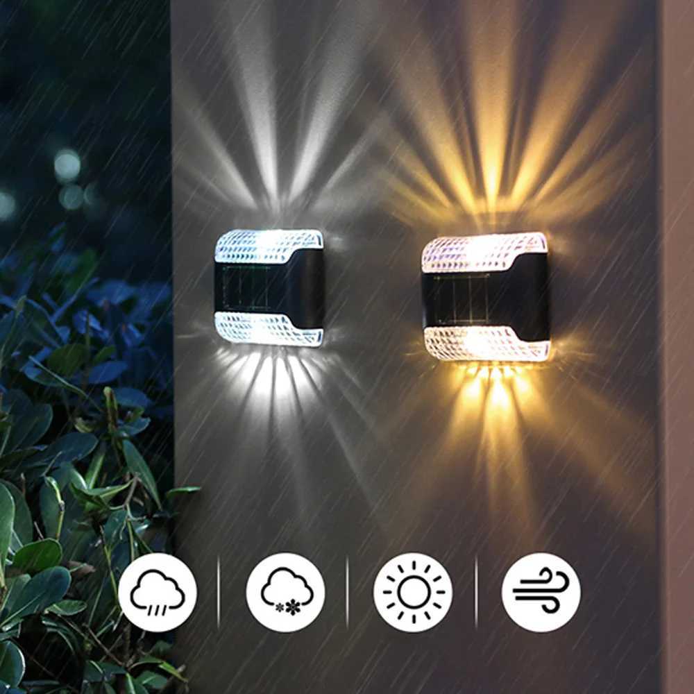 Solar Lights Outdoor Wide Lighting Angle Motion Sensor Security Lamp Street Garden Yard Park Outdoor Home Lighting Decoration XJ250624