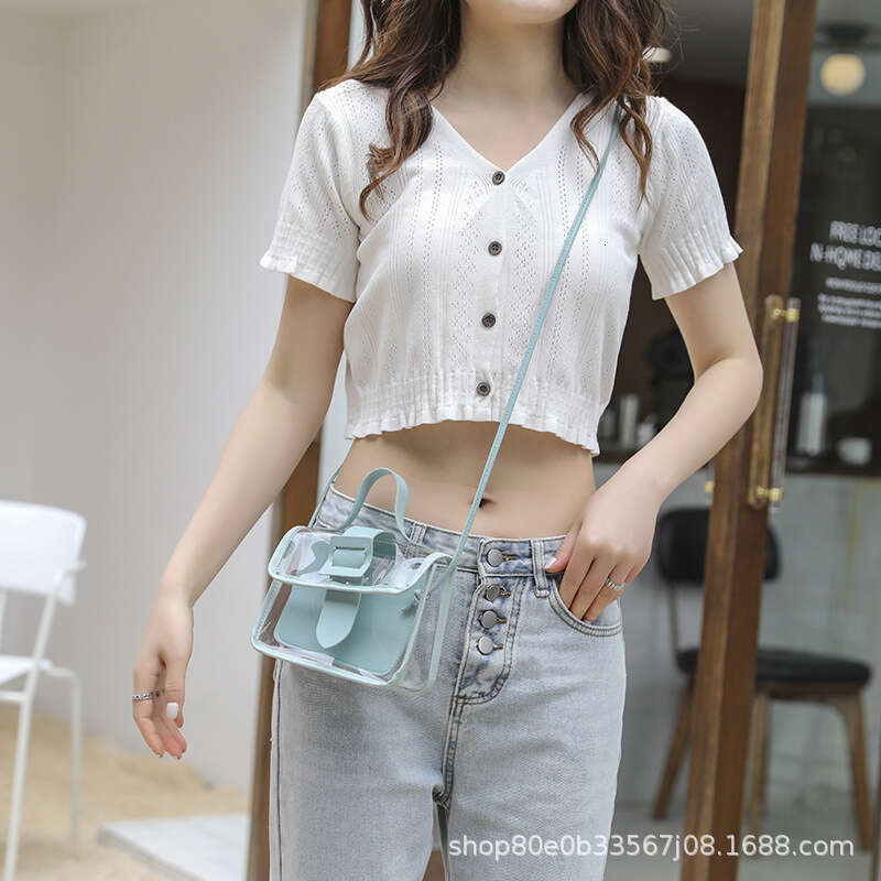 NEW Transparent Jelly Ladies Handbag Female Factory Korean Style Women's Tote Bag