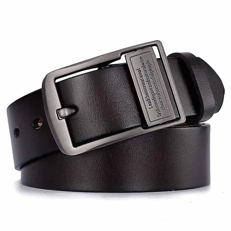 Plus Big Size 130 140 150 160 170cm Cow Genuine Leather Luxury Strap Male Belts for Men Classic Pin Buckle Leather Belt Men W250625