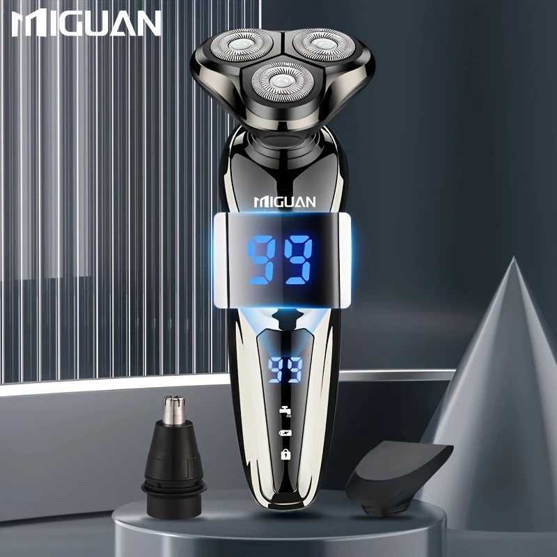 Electric Razor For Men 3 In 1 Electric Shaver Nose Hair Trimmer USB Rechargeable Portable Razor 3D Floating Blade Digital W250625