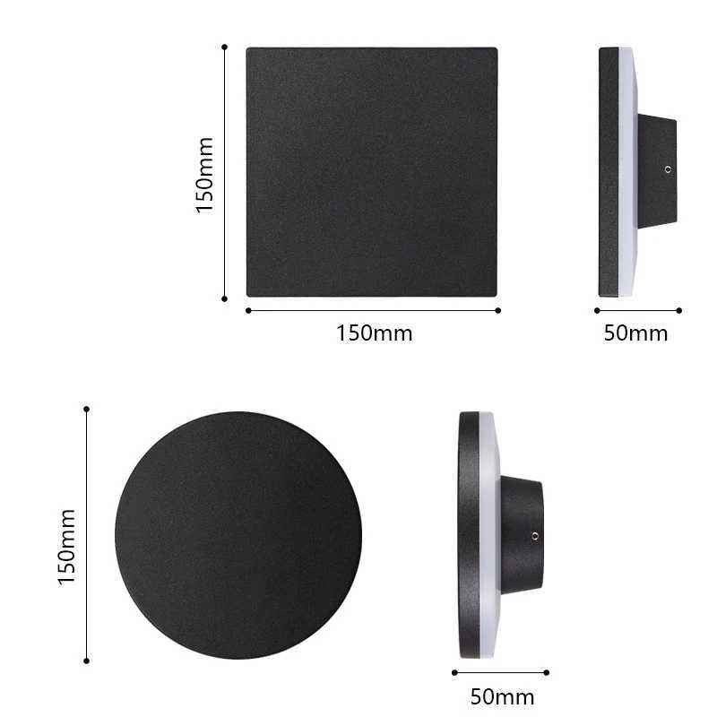 Waterproof Outdoor Lighting Modern Wall Light Outdoor LED Lamp Courtyard Exterior Sconce Walkway Porch Garden Light Wall IP65 XJ250624