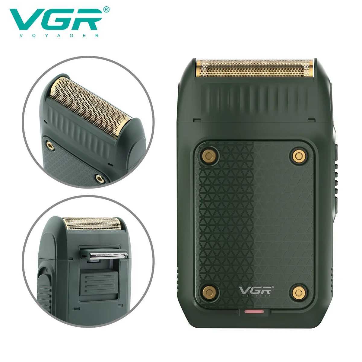 Original VGR Shaver Professional Shaver Electric Shaver Portable Beard Trimmer Rechargeable Shaver Mini Shaver Mens V-353 W250625