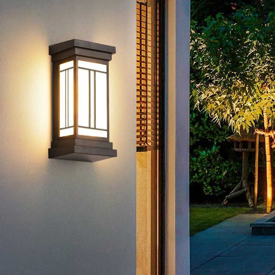 Led Outdoor Wall Light Waterproof IP66 Led Outdoor Lighting Porch Lights Balcony Garden Lights Outdoor Wall LampXJ250624