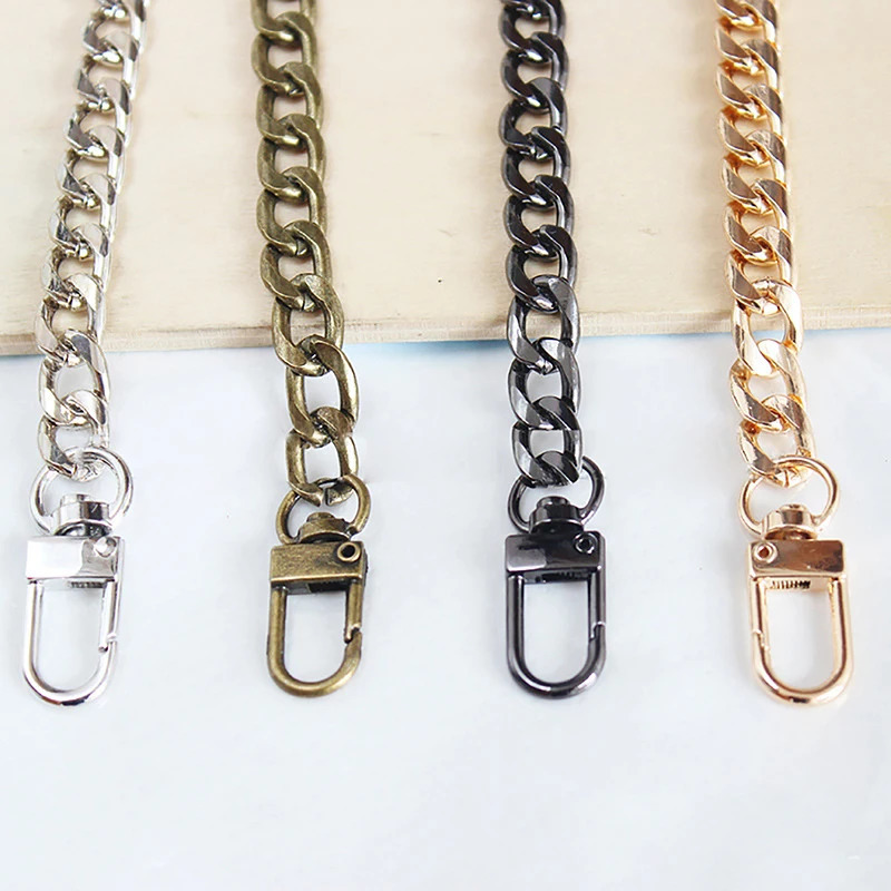 Chain Bag Strap Accessories 20cm Extension Metal Solid Color DIY Durable Gold Silver Black Belts 250624