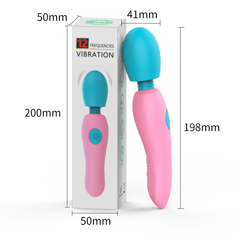 Haoqi Fun Female Flirting Battery Operated AV Stick Vibrator Sex Toy Masturbator Adult Products