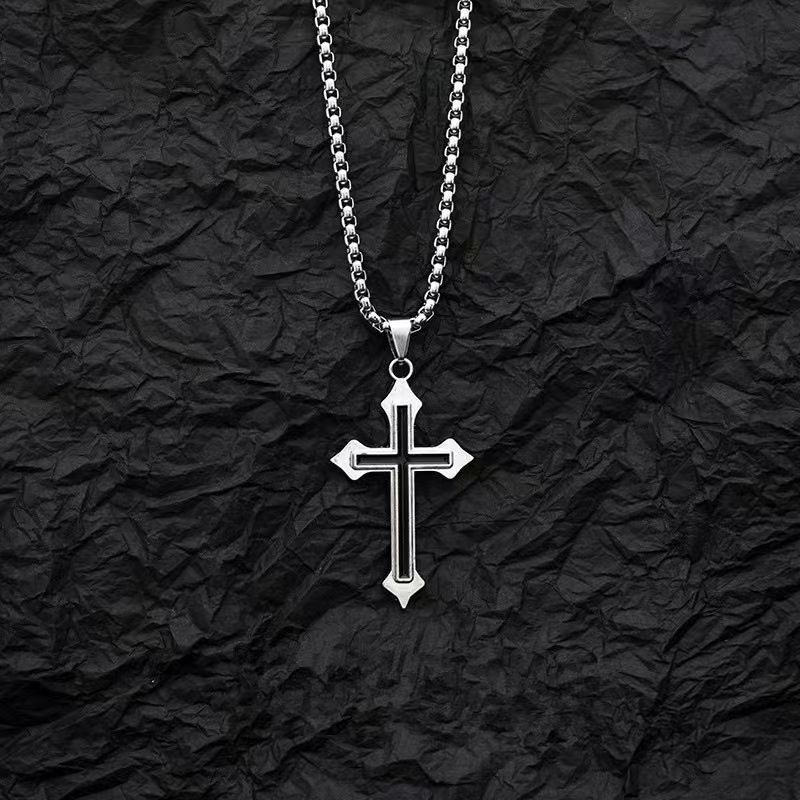 Cross necklace for women, super fairy necklace, cold style collarbone chain for women