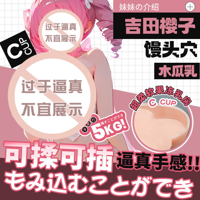 Mystery Girl Soft Core Breast Replica Half Body Cast Yoshida Sisters Masturbator Adult Products Male 2/Box