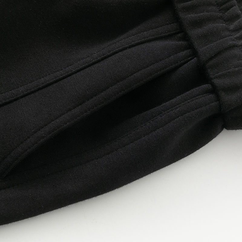 Men's sports pants 2025 spring new loose straight-leg drawstring casual sweatpants trendy brand boys drooping long pants