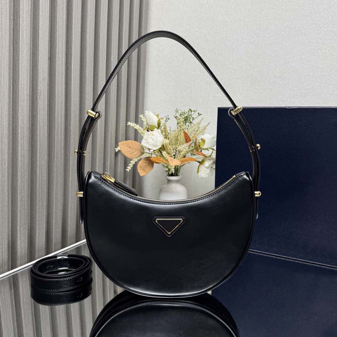 Designer bag fashion luxury shoulder bag calf leather moon bag style three in one 2000 and 2005 series bags nylon environmentally friendly material crossbody bag
