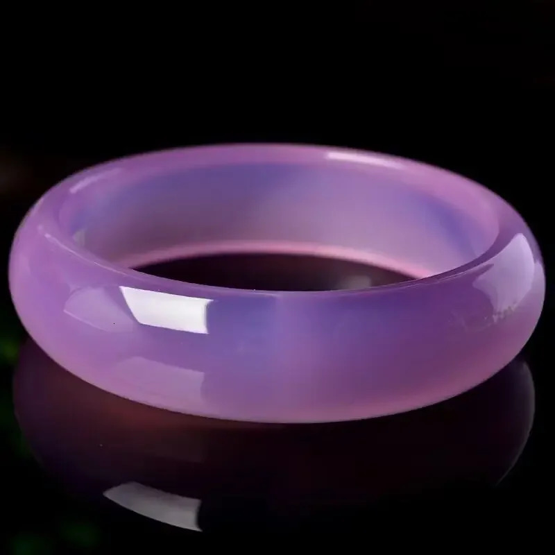 Agate Chalcedony Bracelet Ice Violet Jade Womens Purple Fashion 250624