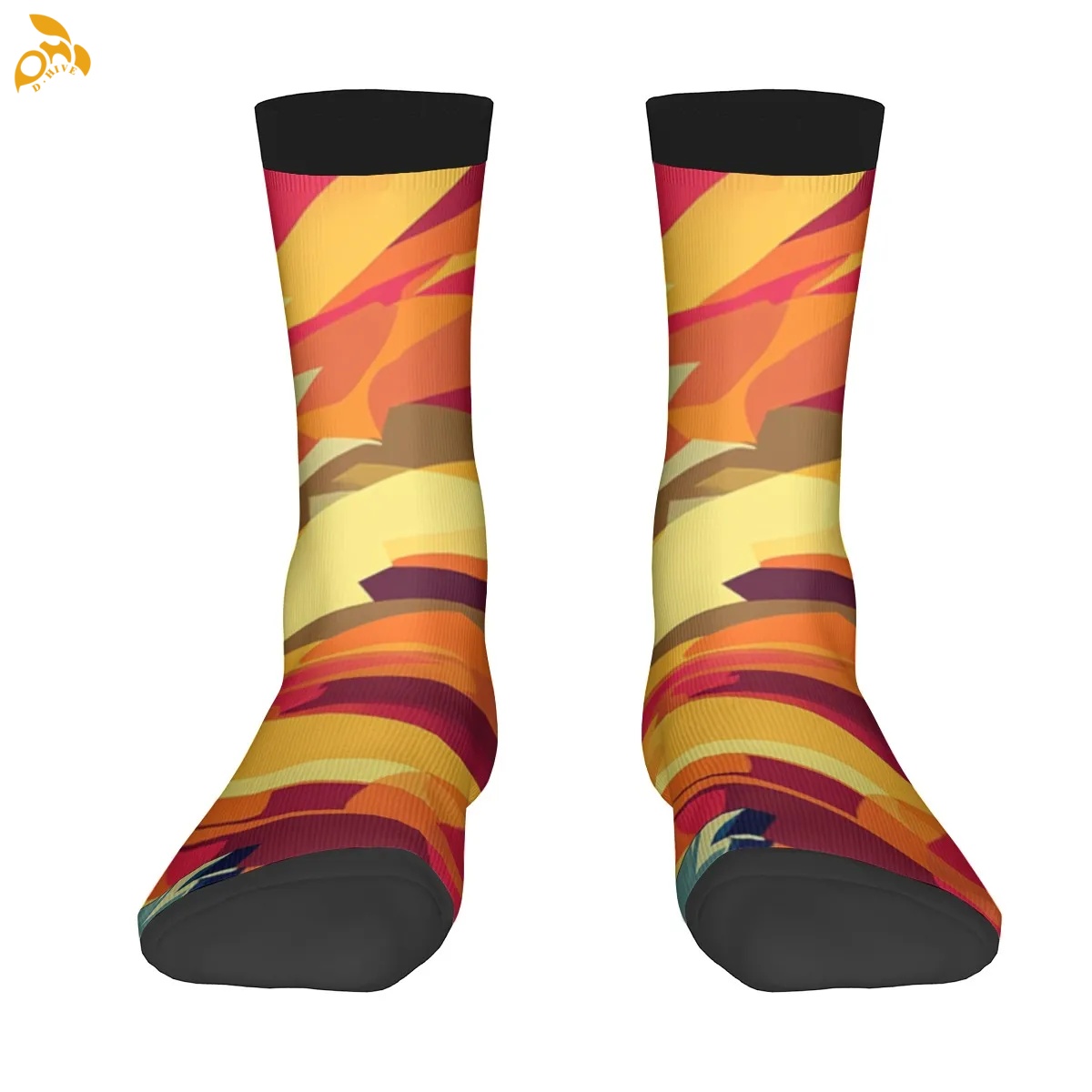 free shipping of customized comfortable Contrasting color socks in the United States with exquisite patterns