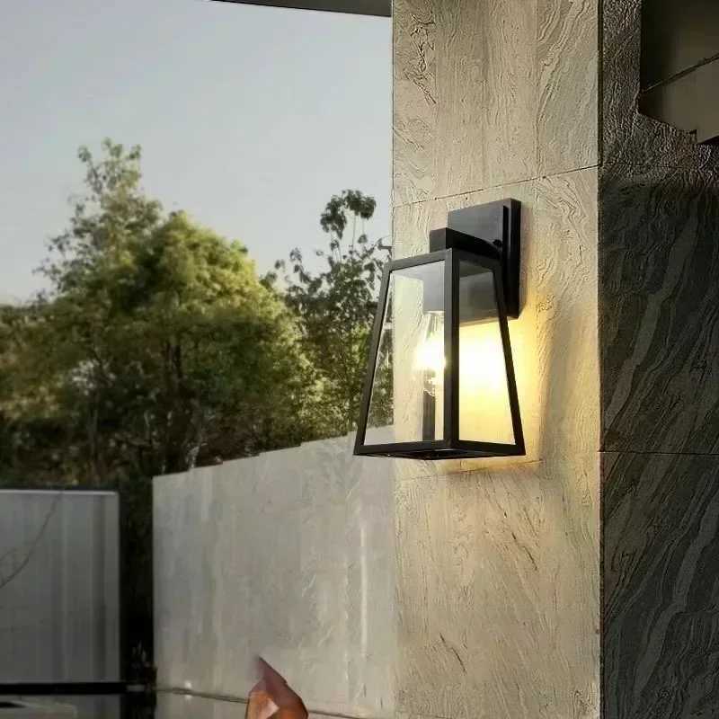 Outdoor European Style Wall Lamp Thickened Waterproof Super Bright Outdoor Wall Lamp Courtyard Balcony Wall Light XJ250624