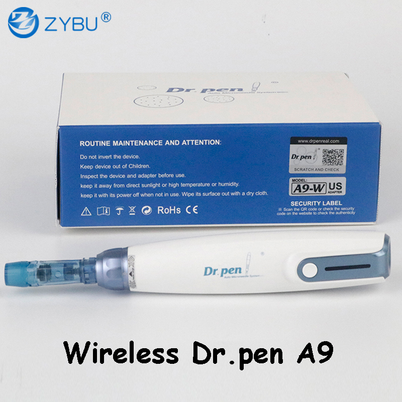 Dr.pen A9 Professional Microneedling Electric Derma Pen with 2PCS Replacement Cartridges Skin Care Home Use Facial Rejuvenation Auto Micro Needle Syst