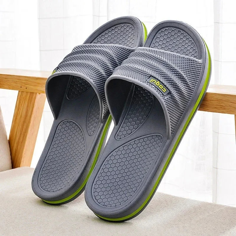 Mens Slippers EVA Non-slip Bathroom Slippers Soft Comfortable Home Summer Slippers Indoor Bathroom slippers 250624