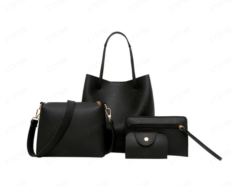 DHwanglijia designer bags 2025 New Fashion PU Four-Piece Set Mother-Daughter Large Capacity Handbag Women's Bag