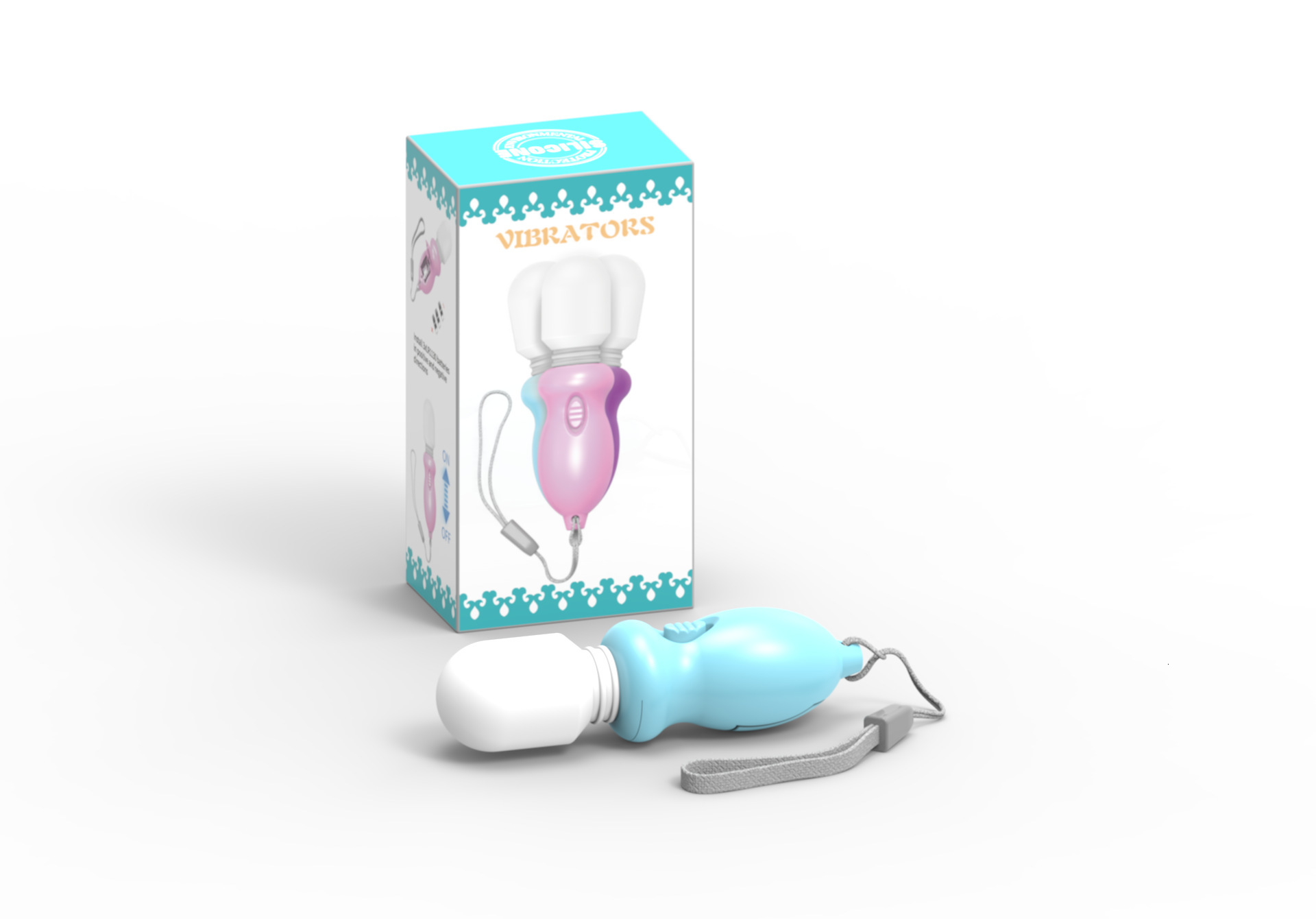 Haoqi Fun New Gourd AV Stick Female Use Flirting Masturbation Silicone Massager Vibrator