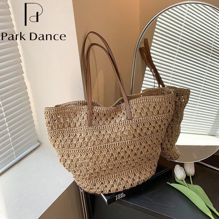 Free Shipping Casual Straw Multi-Color Knitted Tote Bag and Handbags Women Shoulder Bags Straw Woven Side Bag for Ladies Woman Handbag Beach Bag4