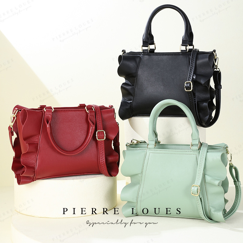 for Women High-End New Crossbody Fashion Tote Niche Pleated Versatile Large Capacity Women's Bag