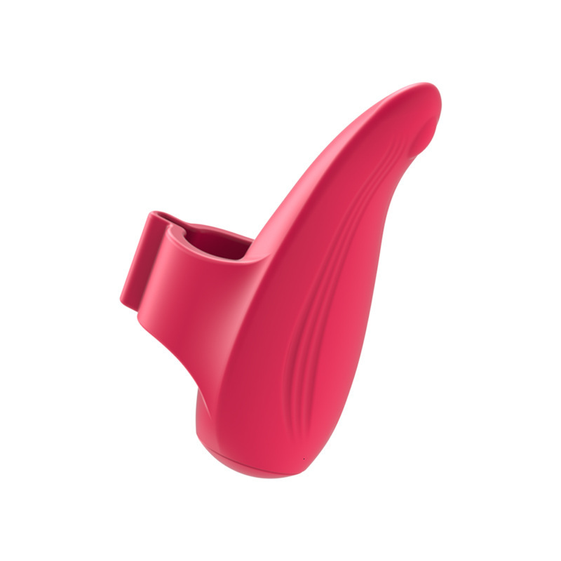 Haoqi Fun New Silicone Finger Vibration Sleeve for Women Massage Masturbation Device Adult Sex Toy