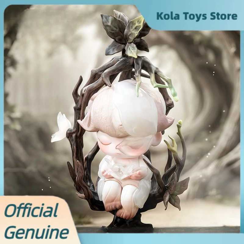 Genuine Hirono The Pianist Figurine / Dimoo Fall Into A Dream Figurine / Baby Molly Funny Day Raining Figurine Trend Toy Gifts Y250624