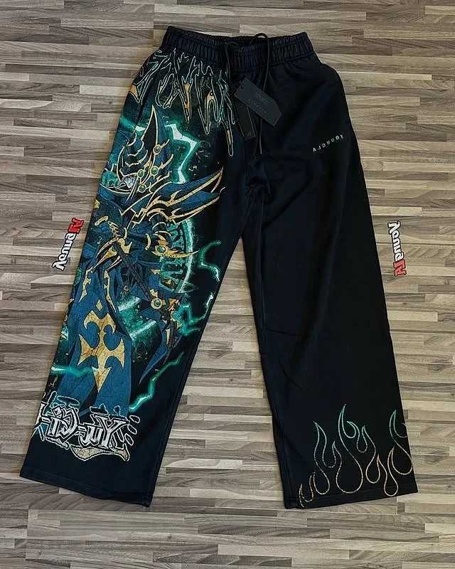 Baggy Sweatpants Men Casual Pants Gym Trousers Y2k Pants Elastic Waist American Streetwear 2000s Joggings Men Clothing X250625