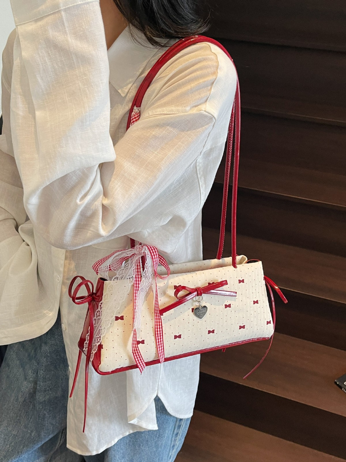 Designer Bag Luxury Bag Shoulder Free Shipping Bags For Womans Ladies Flap Lady Fashion Casual Pleated Canvas Square Handbag Women Red Crossbody Under