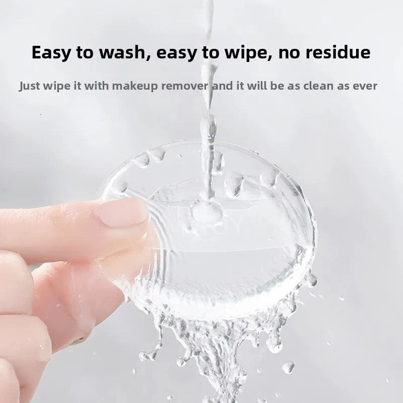 1/10pcs Jelly Soft Silicone Gel Powder Puff Sponge for Cosmetic Face Foundation BB Cream No Powder Eating Powder Makeup Tool 250625