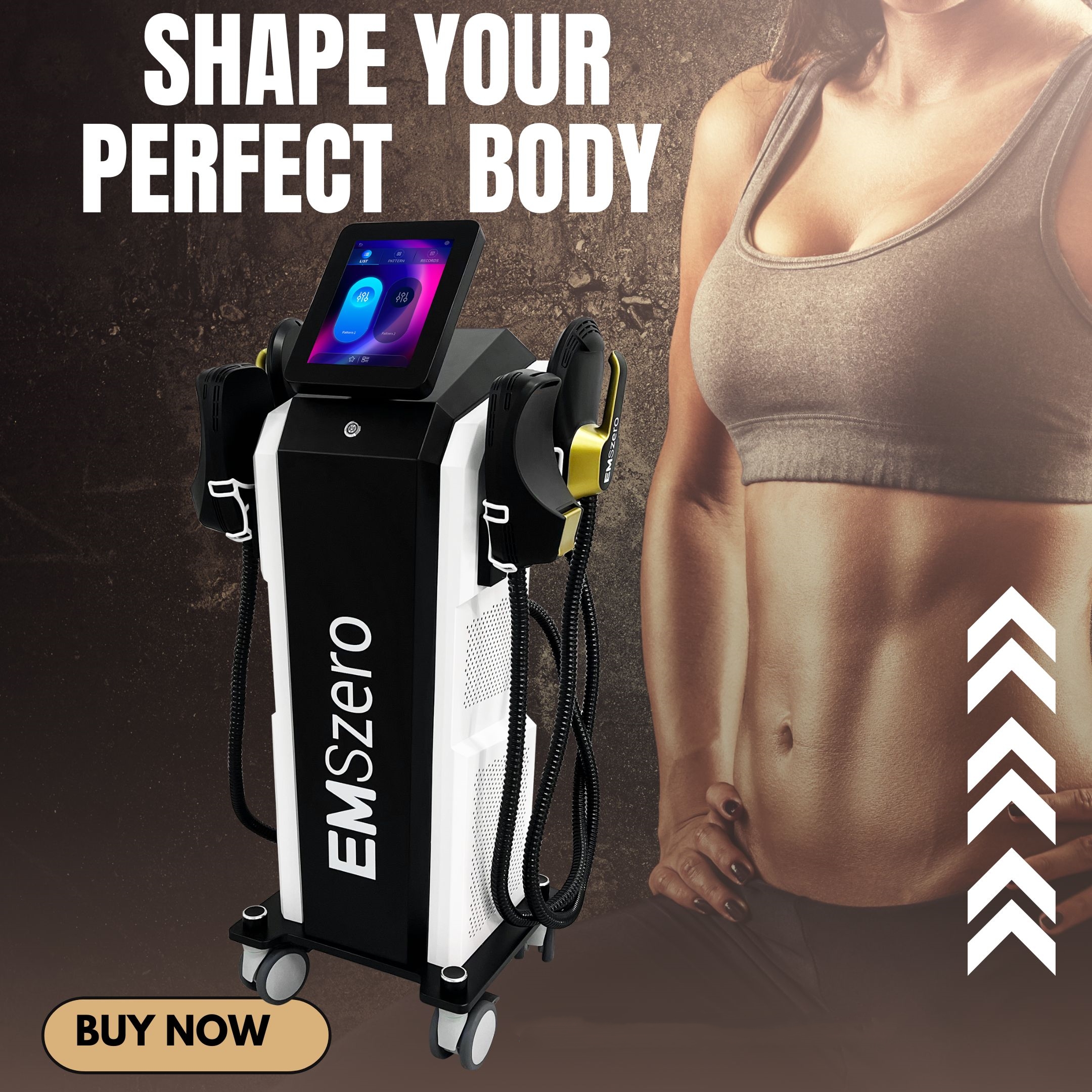 EMSZERO Body Sculpting Machine High Power Fat Burner Slimming Equipment for Abdomen and Buttocks Muscle Toning Salon Use