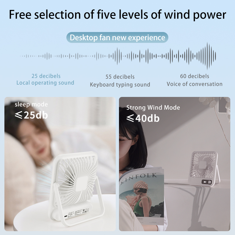 Portable handheld outdoor office desktop fan for school and home use Q3 desktop fan