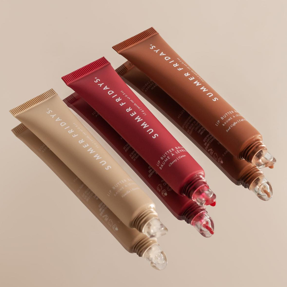 Summer Fridays Lip Butter Pink Guava 15g Lip Balm Liquid Lipstick moisturizes Smooth Soft Makeup Lips Glaze LipGloss pink sugar beige birthday cake 0.