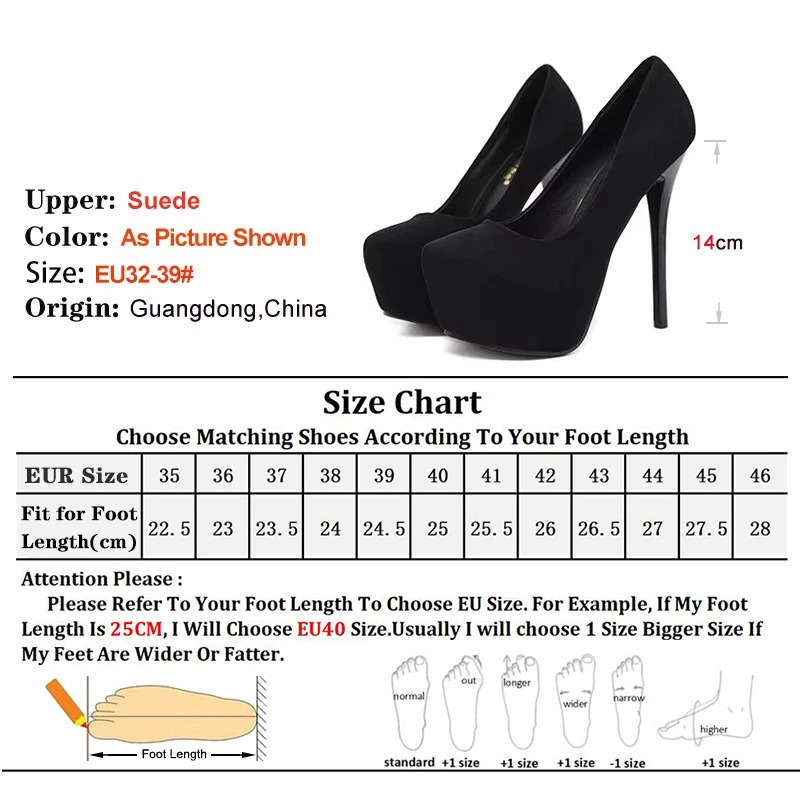 High Heels 12cm 14cm Women Pumps Fashion Flock Round Toe Platform Wedding Single Shoes Casual Thin Heels Ladies Super High Heels 250624
