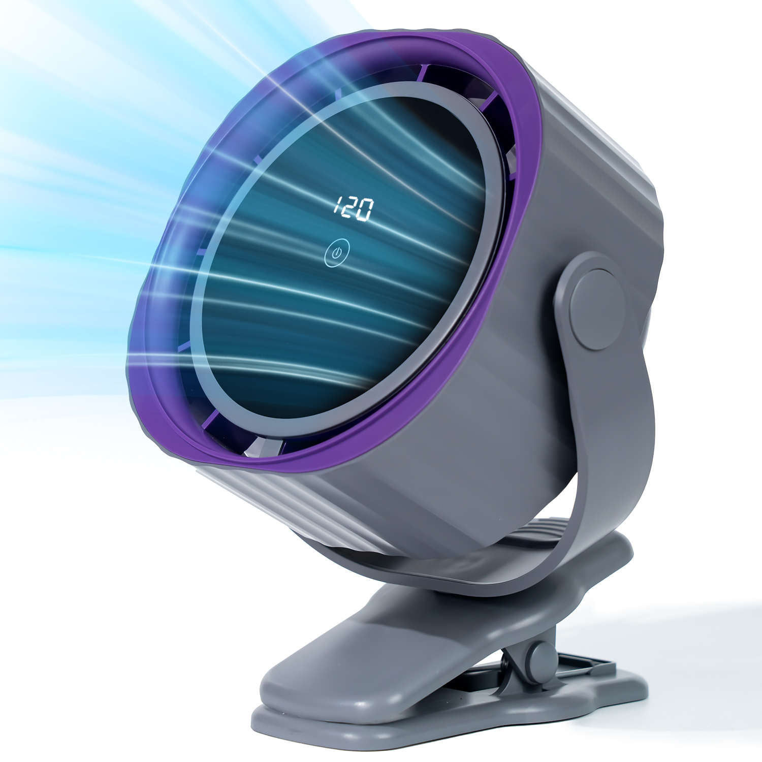 Portable handheld home mini outdoor m12b clip cycle fan long lasting cycle wind