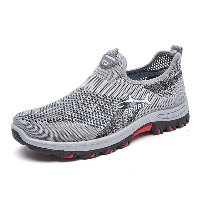 Summer Mesh Men Shoes Lightweight Sneakers Men Fashion Casual Walking Shoes Breathable Mens Hiking Shoes Fashion Shoes 250624